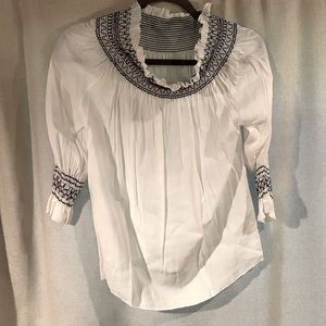 Off the shoulder, 3/4 sleeved blouse